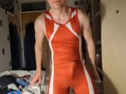 Preview 6 of Cheeky Brit Edging in Asics Wrestling Singlet