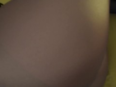 Purple Bondage Doll Spanked