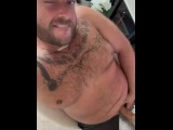 Scally Bear Daddy gets horny during heatwave 