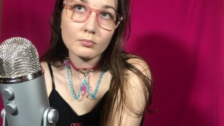 Roleplaying Asmr's Dirty Talk With The Professor