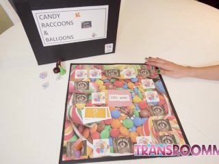 Busty Trans Takes Bareback Anal From Zariah Aura