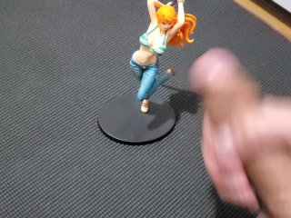 ONE PIECE Nami Sister's Figure Taking a Huge Cumshot - I Just Saw This HotFigure and Coudn't Resist