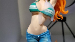 ONE PIECE Nami Sister's Figure Taking A Huge Cumshot I Just Saw This Hot Figure And Coudn't Resist