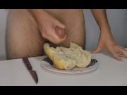 Preview 4 of Food porn #1 - Sandwich, destroying all with my dick