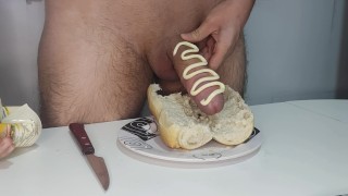 Comida Porno Sándwich # 1 Destruyéndolo Todo Con Mi Polla