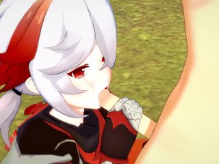 Genshin Impact Yaoi - Kazuha blowjob to Aether