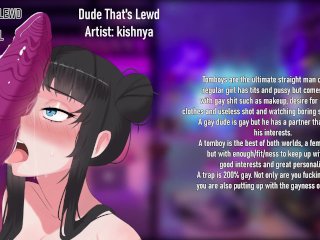 Reading tomboy copypasta while fucking myself with alien dildo