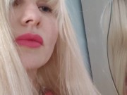 Preview 6 of Шикарная блондинка мастурбирует на камеру..❤❤❤