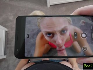 Step Sis "All my friends are selling nudes online, I need you to take pictures of me!" S20:E4 screenshot number 2