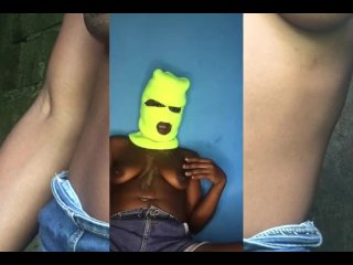 When milk accidentally spill on your breast whiles close to your dildo .. what do you do?