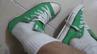 CONVERSE VERDE BAIXO QUE JÁ FOI