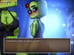 Minecraft Horny Craft - Part 6 - A Really Hot Creeper Babe By LoveSkySanHentai