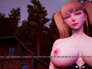 Beautiful Chica Domina a Su Hermano Por Ser un Perdedor - Femdom - HERO'S JOURNEY - 3D Hentai