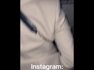 Cheating on herhusband after a nightclub and fucking behind the nightclub with a guy she knew at_th