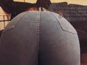 Preview 6 of Ebony rips Big bubbly farts in tight jeans