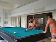Preview 2 of I teach my girlfriends a more fun way to play pool