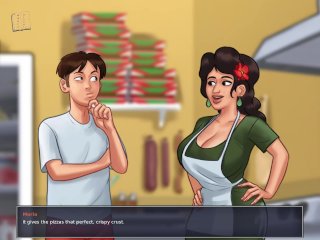 muscular men, visual novel, cartoon, big boobs