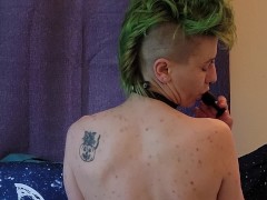 Hot Goth Slut Needs all of their Holes Filled and more