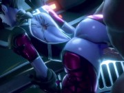 Preview 6 of Bending Widowmaker Over And Fucking Her Tight Pussy