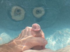 Underwater Hot Tub Cum, middle of the day!!