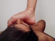 Preview 6 of My Straight Friend Put His Feet On My Face And I Shot A Huge Load