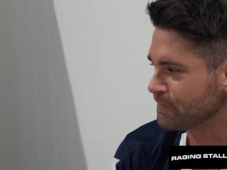 Hairy Rugby Player Plowed In Lockeroom - Beau Butler, Tarzan Top - RagingStallion screenshot number 1