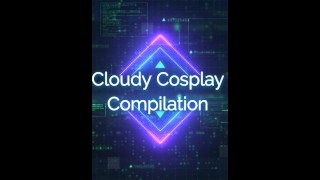 Bewolkte Cosplay-Compilatie