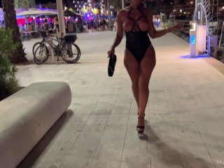 big tits, perfect tits, brunette, exhibition