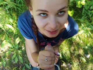Sexy Stranger Girl Sucked My_Dick in the Forest