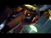 Preview 3 of Mercys Tits Bounce So Nice When Getting Fucked