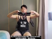 Preview 5 of Petit Q sexy underwear jockstraps thong Try-on Haul  | JYAU
