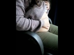 Big Belly Cute College Girl