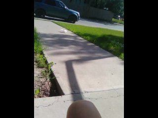 Being bad outside my apartment again