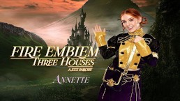 Madi Collins As FIRE EMBLEM ANNETTE Solves Problem With Orgasm VR Porn