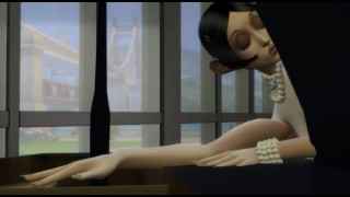 Flapper babe Jazz Gatsby se fait baiser au piano