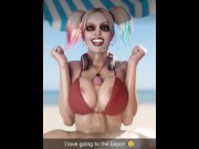 Preview 5 of [SOUND] Harley's Deviant Beach Fun (@ShadyLewds _ @_PixieWillow)