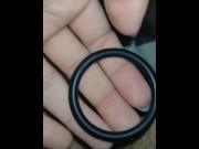 Preview 4 of Unboxing and reviewing / cock ring / Using it