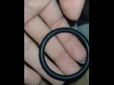 Unboxing and reviewing / cock ring / Using it 