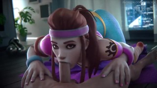 Brigitte Gobbling Up That Dick