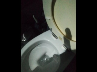 Die Mensen in De Afterclub Maakten me Zo Gefrustreerd. Geruïneerd Orgasme in Schaduw Speelt in Toilet