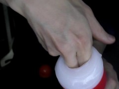 I tried to make erotic sounds with Tenga. 【ASMR】