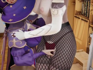 Mona x Rosaria Lesbian relationship wet_cunnilingus + scissoring