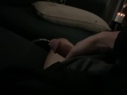 Preview 2 of Desperate piss on the sofa, couldn’t hold it !!! Big dick peeing pee