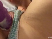 Preview 5 of Fucking My Creamy Pussy in Stained Cummy Panty