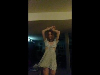Silently I Tease you in my Darling Dress