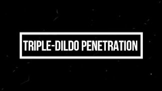 Возбужденный Тройной Фаллоимитатор Проникновение