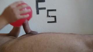 Ho scopato la figa calda palloncino rosso. ( Feticismo del palloncino e giocattolo sessuale)