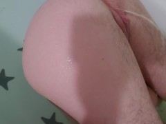 Self pee in a tub for my favorite fan
