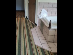 Video I got Caught fucking A big Black Dildo In My Hotel