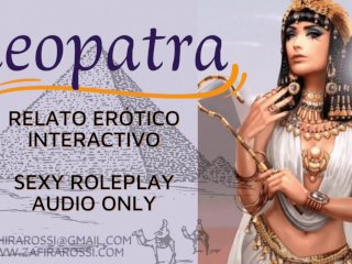 Asmr Roleplay Follando a CLEOPATRA Audio_Only PREVIEW EXCLUSIVA Relato Completo 20Min Femdom